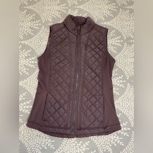 Maurices quilted puffer vest Plum Woman’s Size Medium